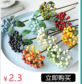 Wedding Christmas Living Room and Hotel Decoration Imitation Single Stem Real Plant Multi-Head Berry Foam Chinese Hawthorn Artificial Flower Summer Fruit Wedding Christmas Living Room and Hotel Decoration Imitation Single Stem Real Plant Multi-Head Berry Foam Chinese Hawthorn Artificial Flower Summer Fruit