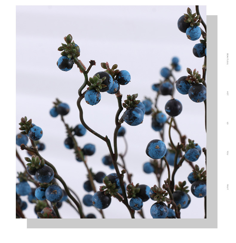 Wedding Christmas Living Room and Hotel Decoration Imitation Single Stem Real Plant Multi-Head Berry Foam Chinese Hawthorn Artificial Flower Summer Fruit Wedding Christmas Living Room and Hotel Decoration Imitation Single Stem Real Plant Multi-Head Berry Foam Chinese Hawthorn Artificial Flower Summer Fruit