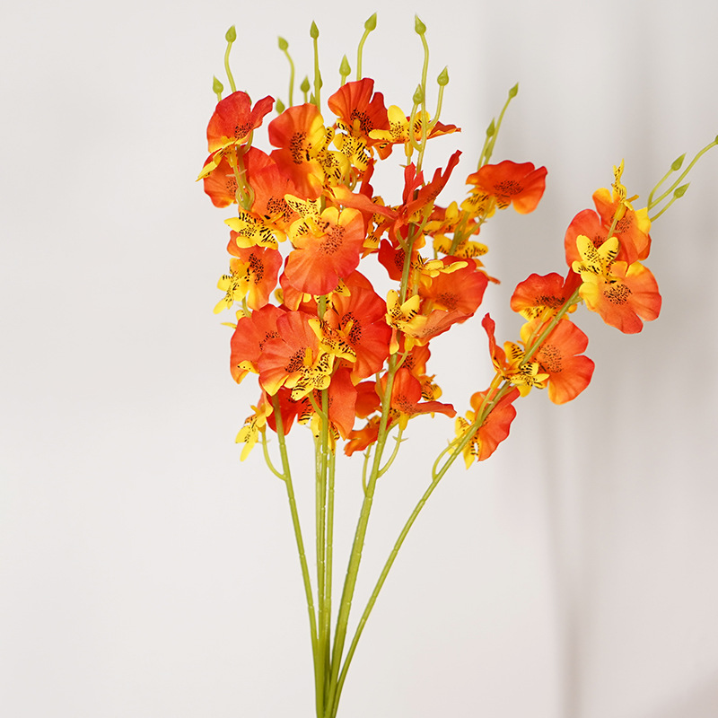 Artificial Flower Flower Small Handle Dancing-Lady Orchid Simulation Bouquet Simulation Fake r Artificial Flower Artificial Flower Flower Small Handle Dancing-Lady Orchid Simulation Bouquet Simulation Fake r Artificial Flower