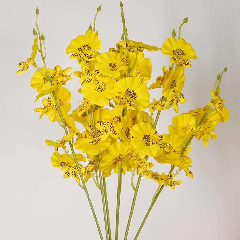 Artificial Flower Flower Small Handle Dancing-Lady Orchid Simulation Bouquet Simulation Fake r Artificial Flower Artificial Flower Flower Small Handle Dancing-Lady Orchid Simulation Bouquet Simulation Fake r Artificial Flower