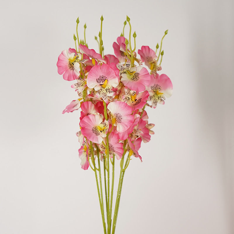 Artificial Flower Flower Small Handle Dancing-Lady Orchid Simulation Bouquet Simulation Fake r Artificial Flower Artificial Flower Flower Small Handle Dancing-Lady Orchid Simulation Bouquet Simulation Fake r Artificial Flower