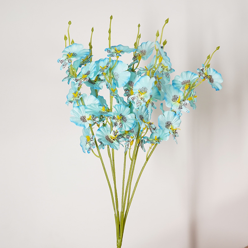 Artificial Flower Flower Small Handle Dancing-Lady Orchid Simulation Bouquet Simulation Fake r Artificial Flower Artificial Flower Flower Small Handle Dancing-Lady Orchid Simulation Bouquet Simulation Fake r Artificial Flower