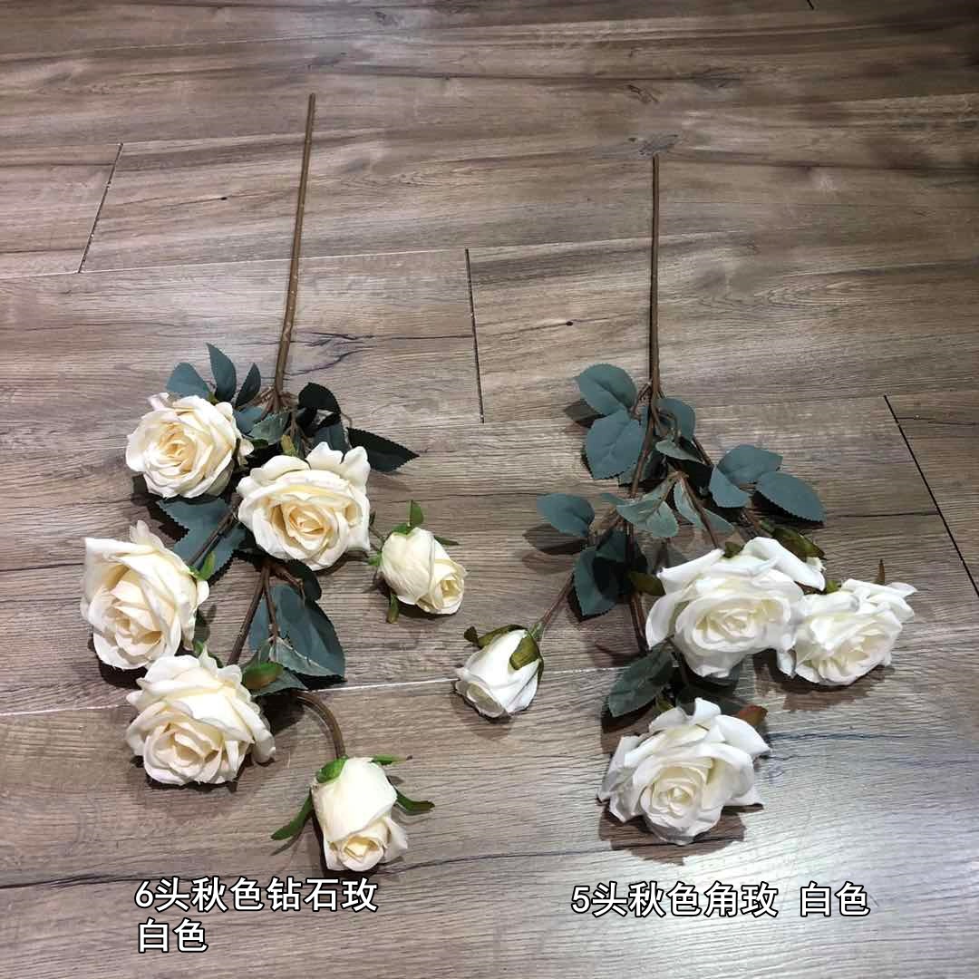 2021new Style White Wedding Flower Artificial Flower Wholesale Rose Peony Wedding Hall Decorative Fake Flower Recommended