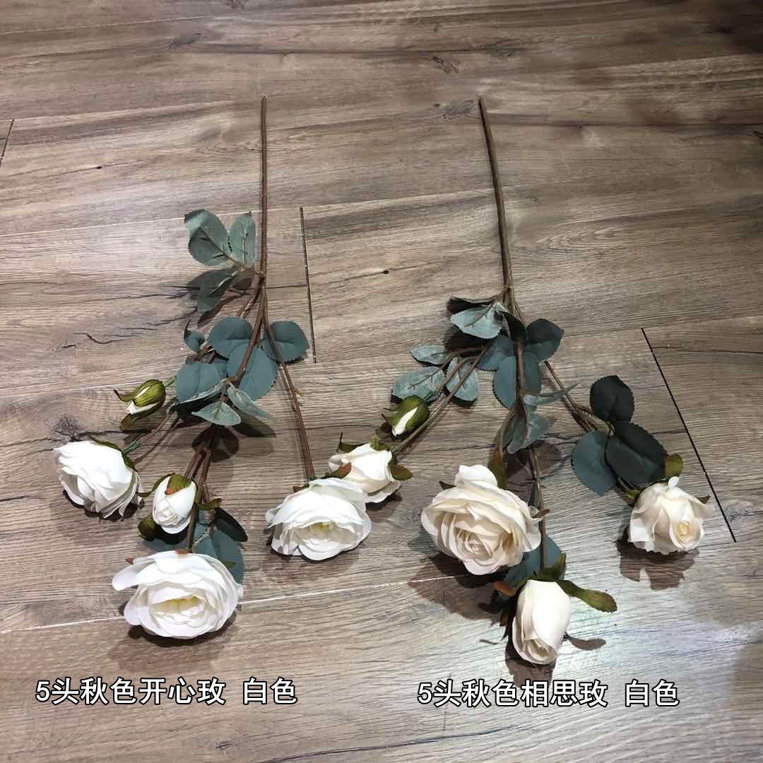 2021new Style White Wedding Flower Artificial Flower Wholesale Rose Peony Wedding Hall Decorative Fake Flower Recommended