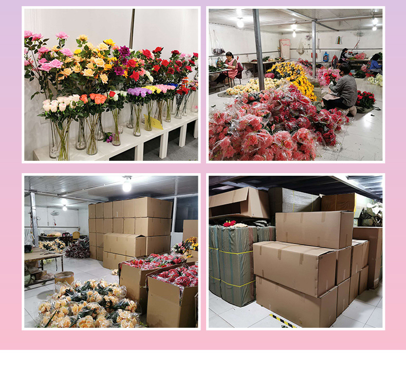 Wholesale 10 French Artificial Rose Bouquet Wedding Ornamental Flower Home Decoration Wedding flower