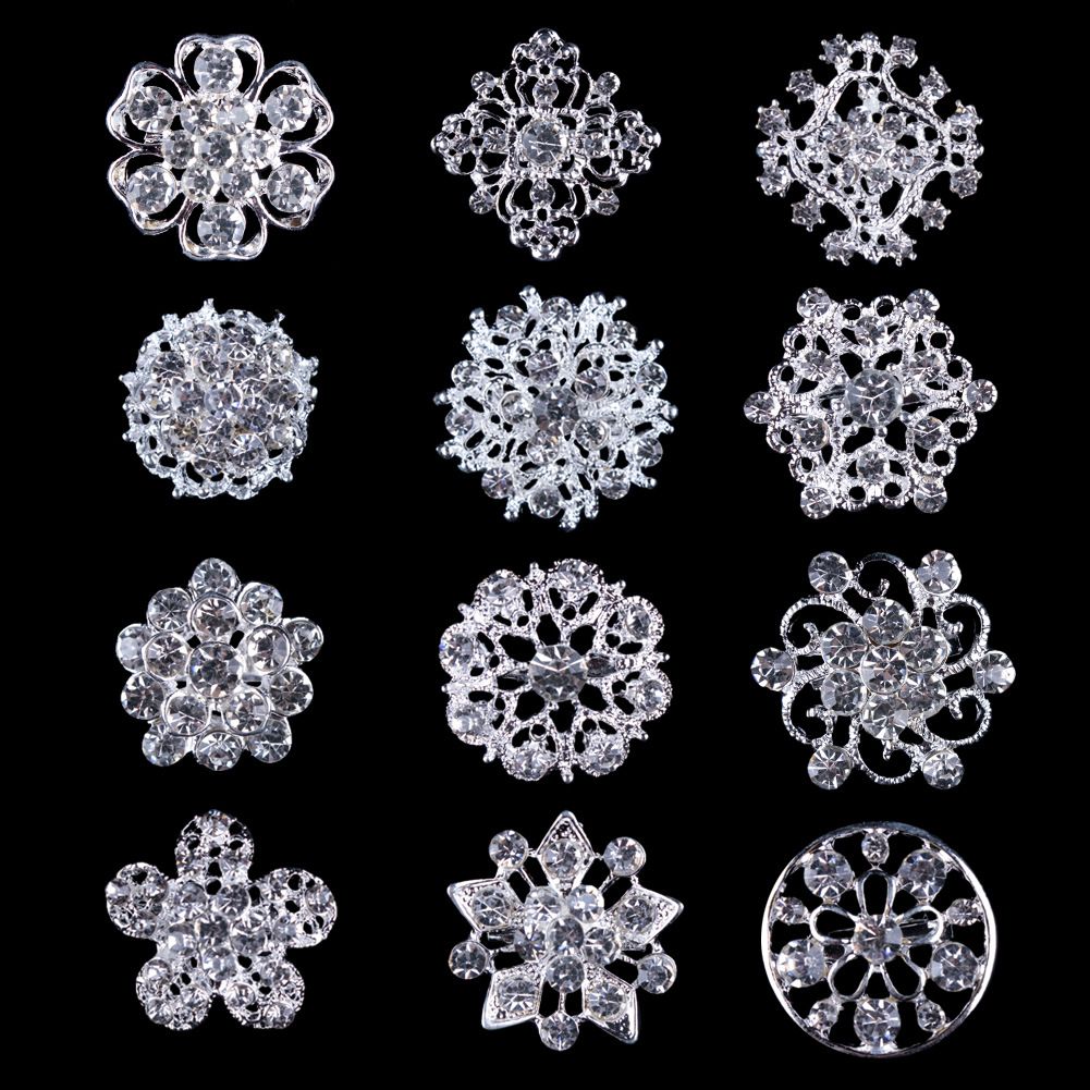 Korean wedding flower set with small diamond brooch alloy brooch buckle ebay flower accessories