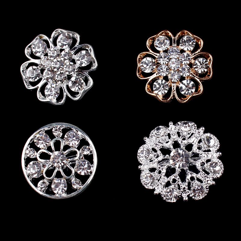 Korean wedding flower set with small diamond brooch alloy brooch buckle ebay flower accessories