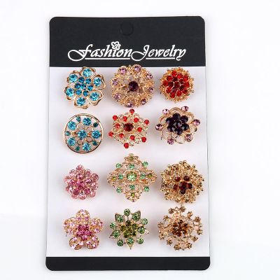 Korean wedding flower set with small diamond brooch alloy brooch buckle ebay flower accessories