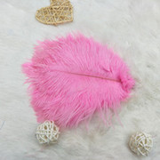 Factory in Stock 45-50cm White Ostrich Feather Wedding Flower Arrangement Feather Table Lamp Changeable Color Ostrich Feather