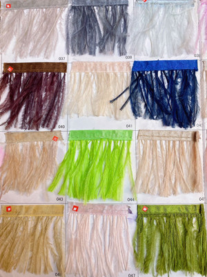 Factory in Stock 45-50cm White Ostrich Feather Wedding Flower Arrangement Feather Table Lamp Changeable Color Ostrich Feather