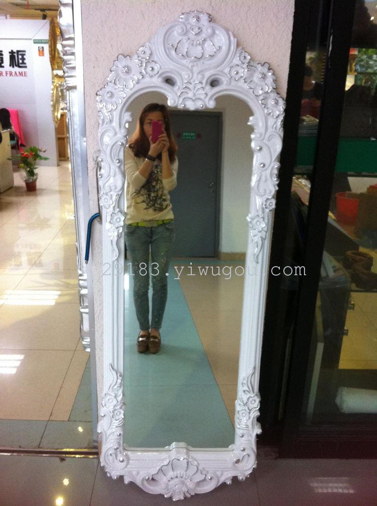 Luxury retro european-style dressing mirror dressing mirror high-grade full-body dressing mirror classic art mirror
