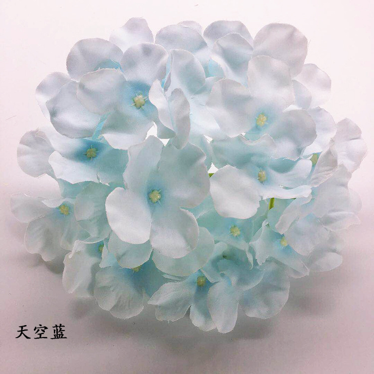 Artificial Flower Hydrangea Wedding Fake Silk Flower Wedding Flower Bouquet Headdress DIY Flower Shooting Props