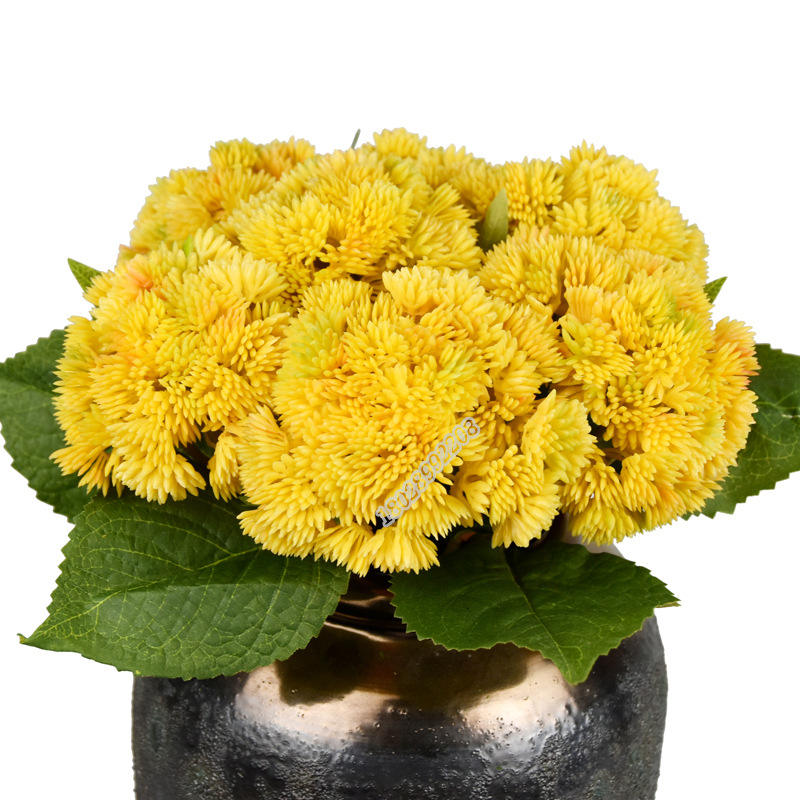 Tree Cat Artificial Flower Feel Aglaia Fruit 38cm Cauliflower Soft Glue Hydrangea Fruit Decoration Fake Succulent Wedding Flower Arrangement and Floriculture