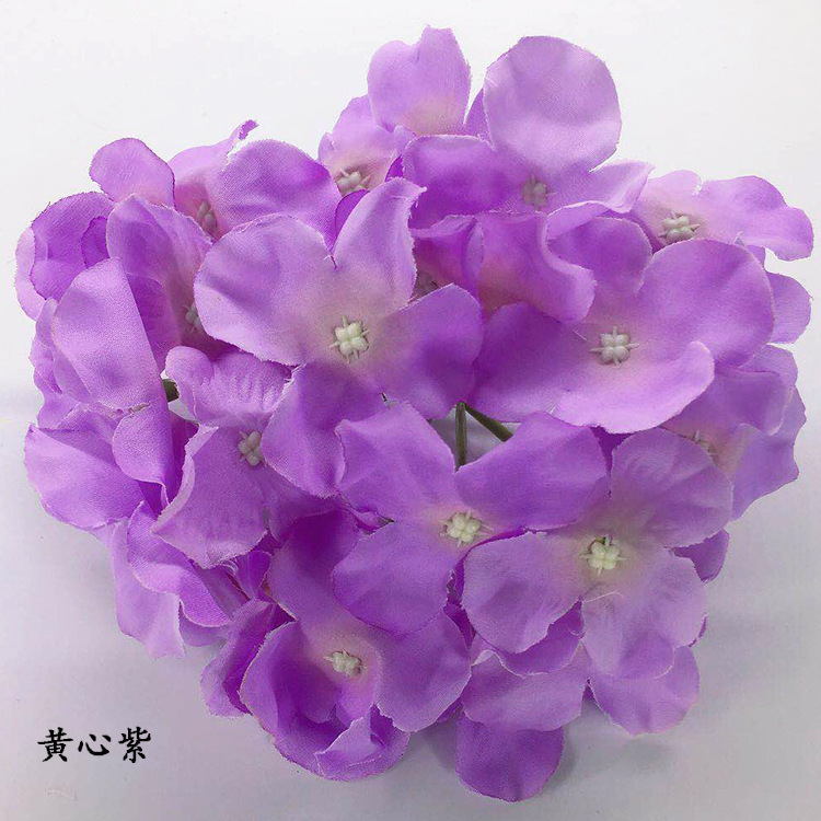 Artificial Flower Hydrangea Wedding Fake Silk Flower Wedding Flower Bouquet Headdress DIY Flower Shooting Props