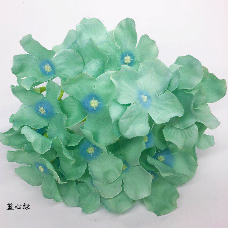 Artificial Flower Hydrangea Wedding Fake Silk Flower Wedding Flower Bouquet Headdress DIY Flower Shooting Props