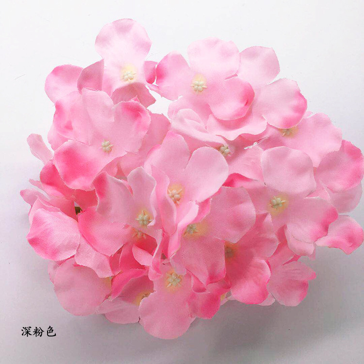 Artificial Flower Hydrangea Wedding Fake Silk Flower Wedding Flower Bouquet Headdress DIY Flower Shooting Props