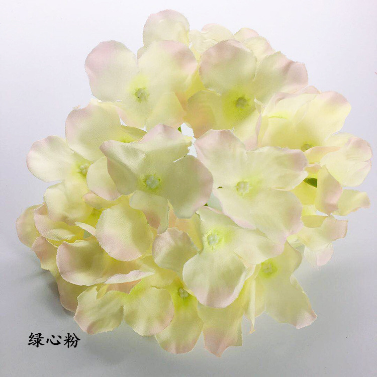 Artificial Flower Hydrangea Wedding Fake Silk Flower Wedding Flower Bouquet Headdress DIY Flower Shooting Props