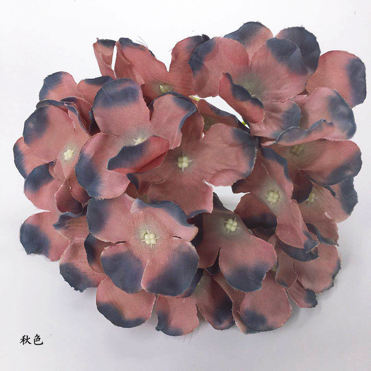 Artificial Flower Hydrangea Wedding Fake Silk Flower Wedding Flower Bouquet Headdress DIY Flower Shooting Props