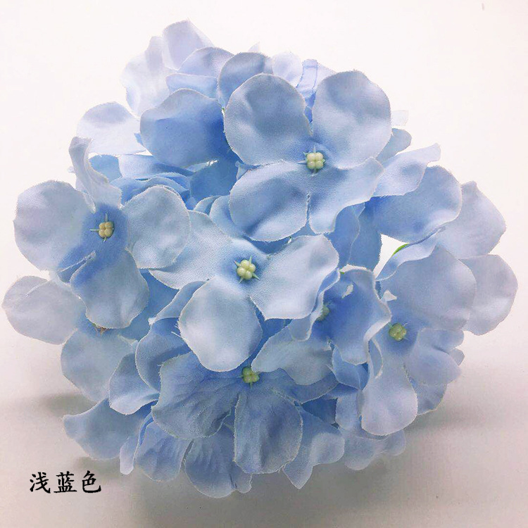 Artificial Flower Hydrangea Wedding Fake Silk Flower Wedding Flower Bouquet Headdress DIY Flower Shooting Props
