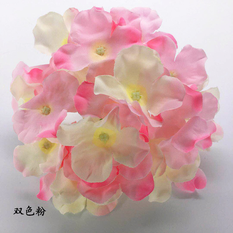 Artificial Flower Hydrangea Wedding Fake Silk Flower Wedding Flower Bouquet Headdress DIY Flower Shooting Props