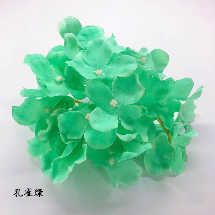 Artificial Flower Hydrangea Wedding Fake Silk Flower Wedding Flower Bouquet Headdress DIY Flower Shooting Props