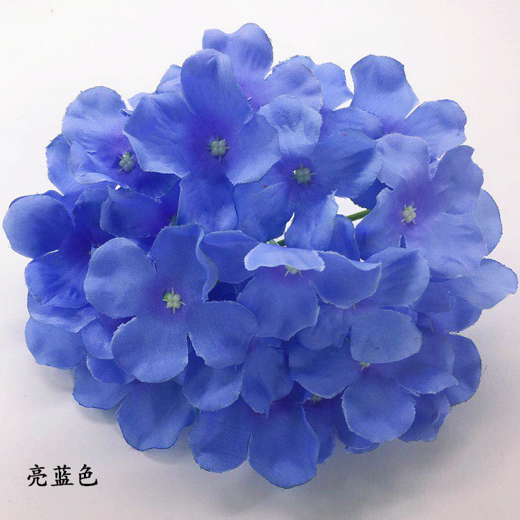 Artificial Flower Hydrangea Wedding Fake Silk Flower Wedding Flower Bouquet Headdress DIY Flower Shooting Props