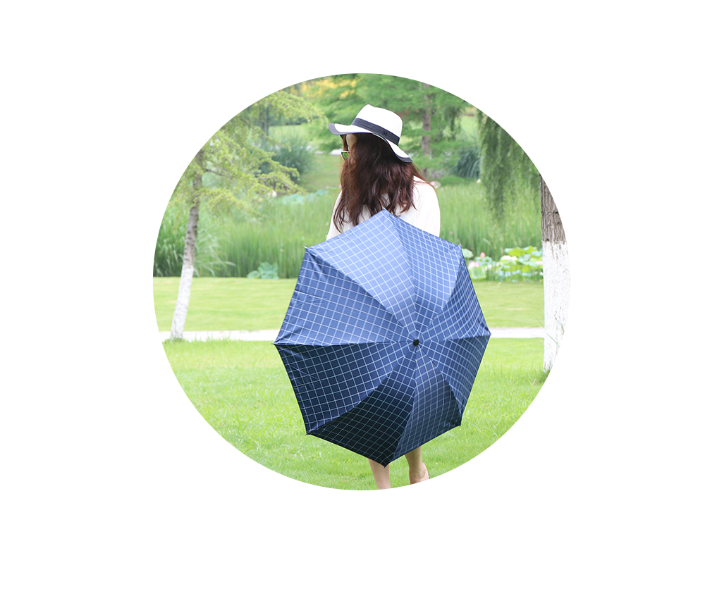 RST398 hot style plaid umbrella sunshade umbrella sai umbrella three fold umbrella short umbrella wholesale