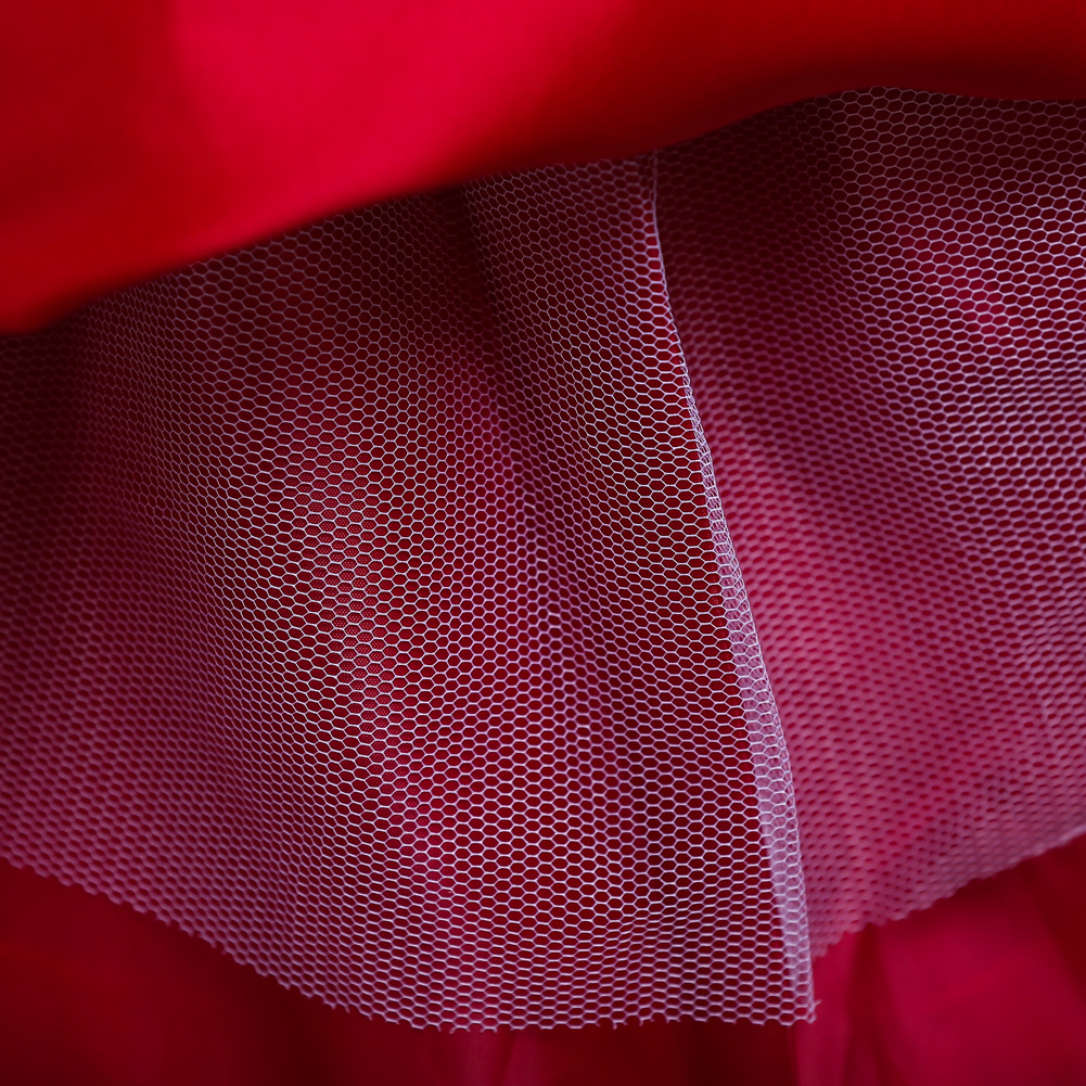 Girls long dress stage catwalk show dress Chinese children net pompous dress wedding flower child wedding dress