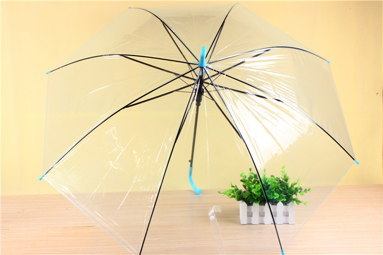 Fashion Korean PVC transparent umbrella dance performance long handle umbrella straight handle advertising umbrella Fashion Korean PVC transparent umbrella dance performance long handle umbrella straight handle advertising umbrella