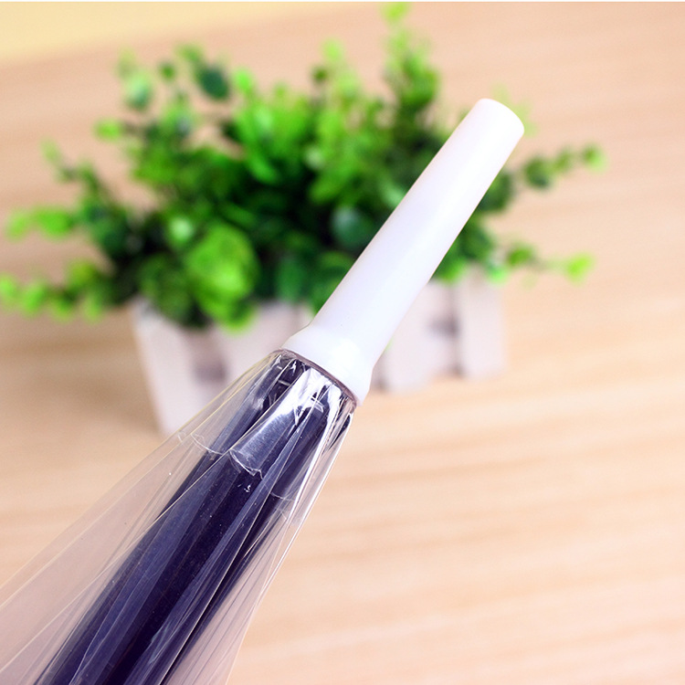Fashion Korean PVC transparent  umbrella dance performance long handle umbrella straight handle advertising umbrella