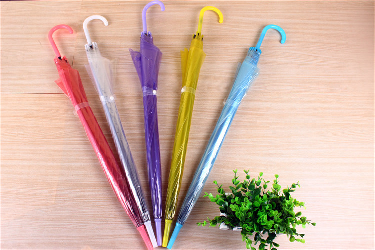 Fashion Korean PVC transparent umbrella dance performance long handle umbrella straight handle advertising umbrella Fashion Korean PVC transparent umbrella dance performance long handle umbrella straight handle advertising umbrella
