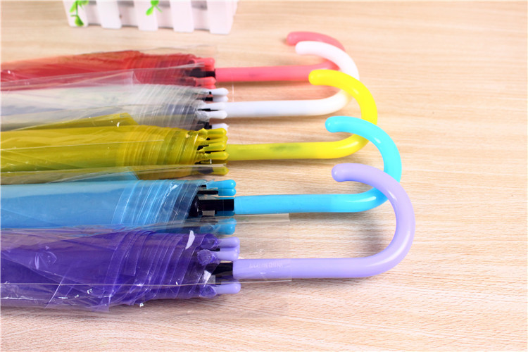 Fashion Korean PVC transparent umbrella dance performance long handle umbrella straight handle advertising umbrella Fashion Korean PVC transparent umbrella dance performance long handle umbrella straight handle advertising umbrella