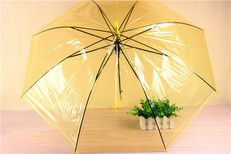 Fashion Korean PVC transparent umbrella dance performance long handle umbrella straight handle advertising umbrella Fashion Korean PVC transparent umbrella dance performance long handle umbrella straight handle advertising umbrella