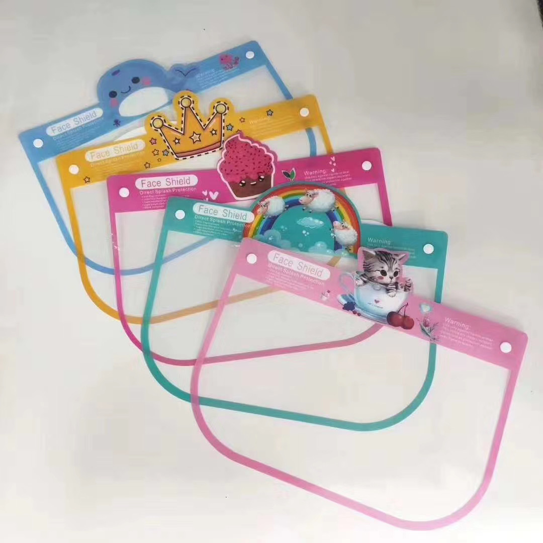 Double-Sided Anti-Fog Anti-Splash Isolation Anti-Droplet Cartoon Full Face HD Transparent Sponge Protective Mask for Children Double-Sided Anti-Fog Anti-Splash Isolation Anti-Droplet Cartoon Full Face HD Transparent Sponge Protective Mask for Children