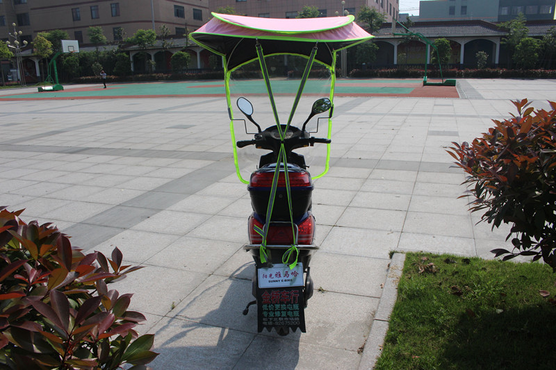 The new GM shows Transparent wind Shield electric Vehicle umbrella customizes The summer Sunblock Wind Shield electric vehicle umbrella