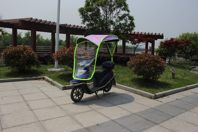 The new GM shows Transparent wind Shield electric Vehicle umbrella customizes The summer Sunblock Wind Shield electric vehicle umbrella