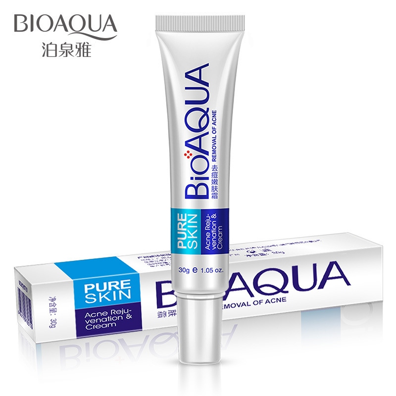 Bioaqua Facial Cream Acne Removing Shrink Pores Refreshing Oil Control Moisturizer Gentle Skin Care Facial Mask
