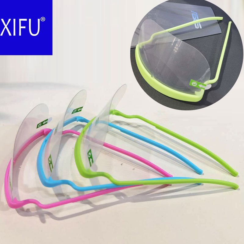 Anti-dropping catering saliva cover face shield Anti-dropping face mask chef transparent plastic cover 