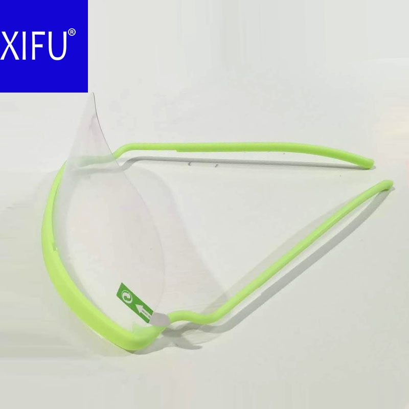 Anti-dropping catering saliva cover face shield Anti-dropping face mask chef transparent plastic cover 