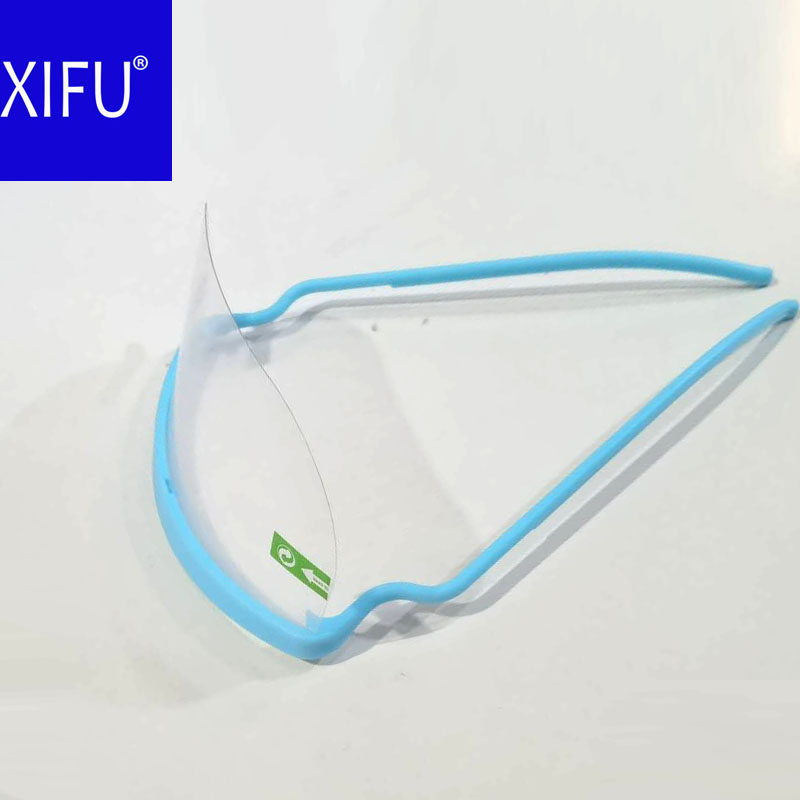 Anti-dropping catering saliva cover face shield Anti-dropping face mask chef transparent plastic cover 