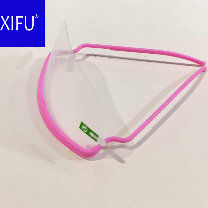 Anti-dropping catering saliva cover face shield Anti-dropping face mask chef transparent plastic cover 