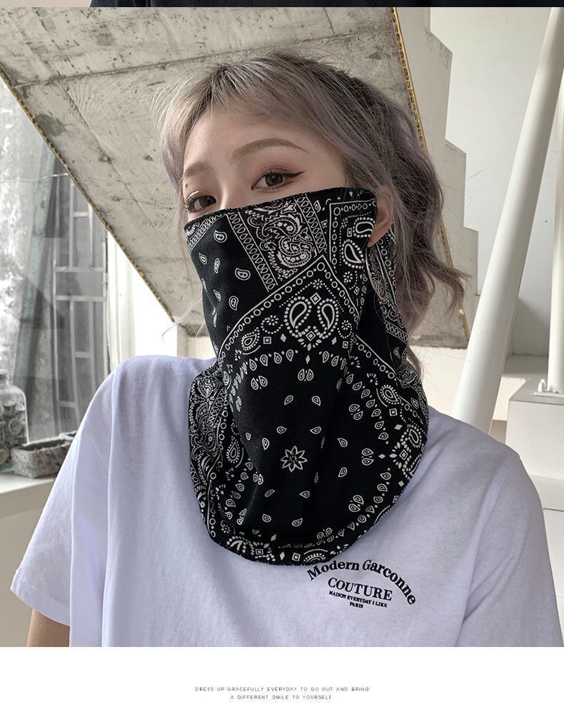 Summer Thin Type Sunscreen Mask Fashion Female Cycling Sun-Proof Full Face Protection Breathable Ear Mask Outdoor UV-Proof Summer Thin Type Sunscreen Mask Fashion Female Cycling Sun-Proof Full Face Protection Breathable Ear Mask Outdoor UV-Proof