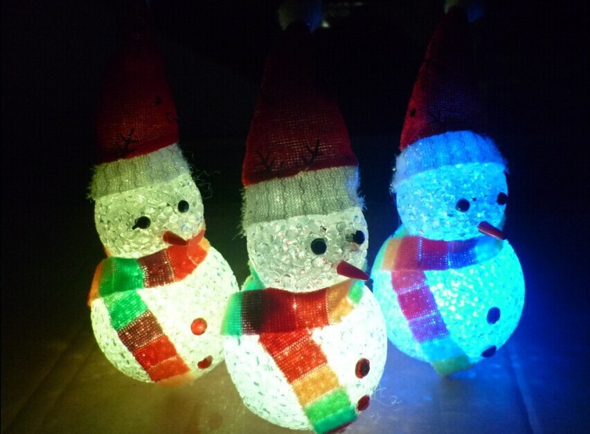 Christmas tree Christmas tree Santa Claus crystal Christmas lights