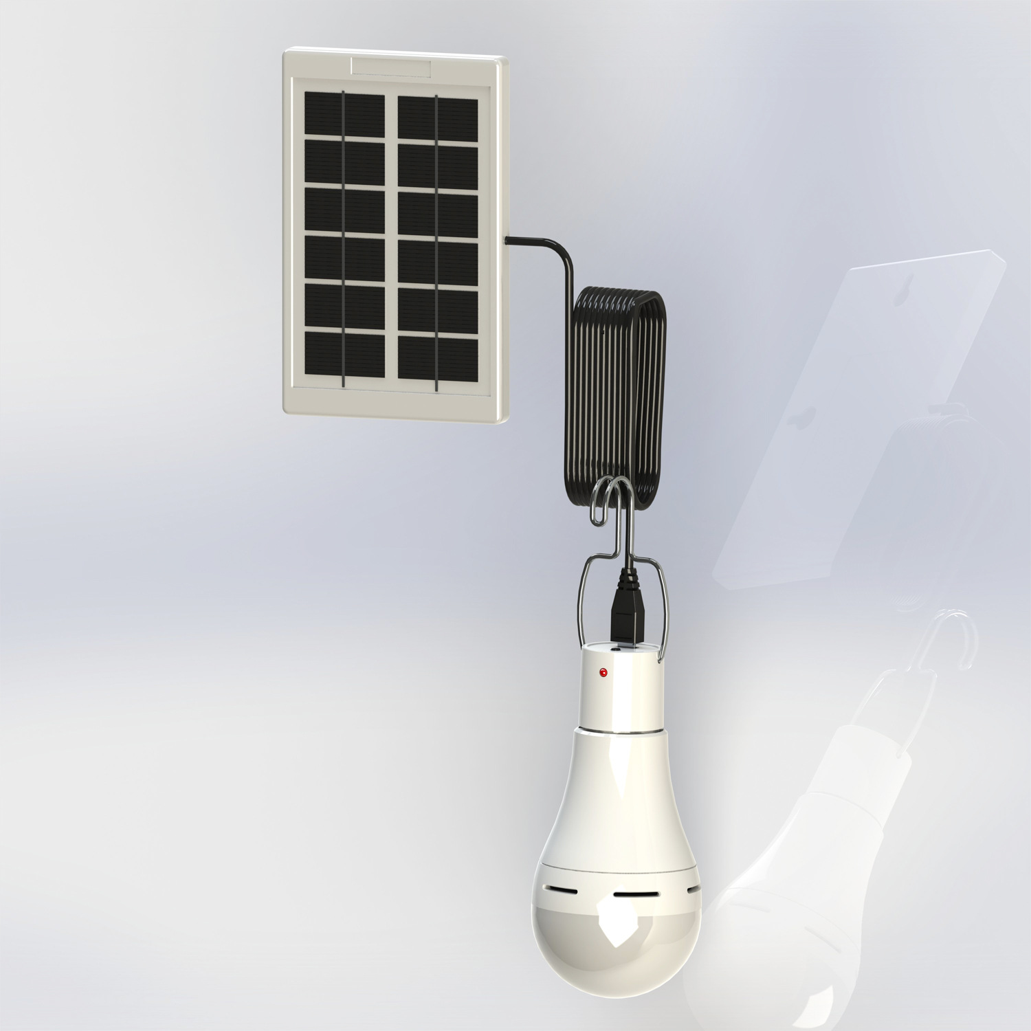 LED Solar Bulb Garden Lamp Solar Remote Control Lights Solar Spotlights Camping Night Light Christmas Lights