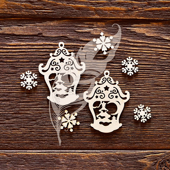 Art Lines album clip DIY accessory laser wood chip Christmas lights Art Lines album clip DIY accessory laser wood chip Christmas lights
