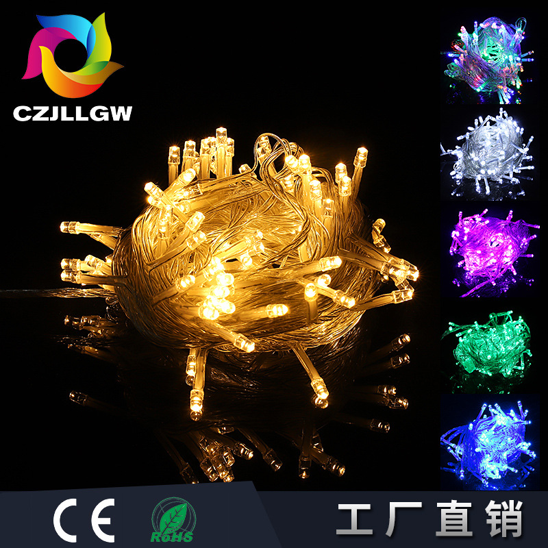 LED Light String Outdoor Starry Lights Christmas Lights Wedding String Lights Holiday Decorative Lights Flashing Lights