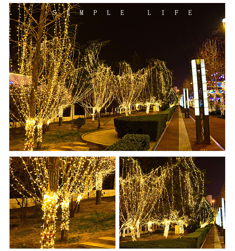 LED Light String Outdoor Starry Lights Christmas Lights Wedding String Lights Holiday Decorative Lights Flashing Lights LED Light String Outdoor Starry Lights Christmas Lights Wedding String Lights Holiday Decorative Lights Flashing Lights