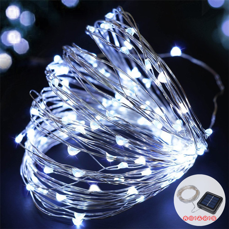  Coil Light Chains Led100 Lamp 8 Function Outdoor Waterproof Garden Lamp Christmas Decoration Light christmas lights