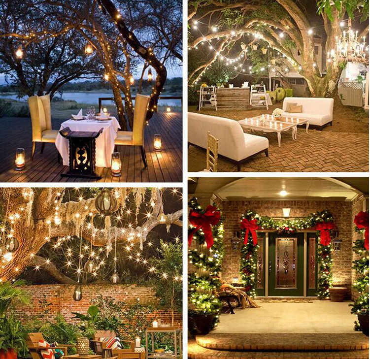  Coil Light Chains Led100 Lamp 8 Function Outdoor Waterproof Garden Lamp Christmas Decoration Light christmas lights
