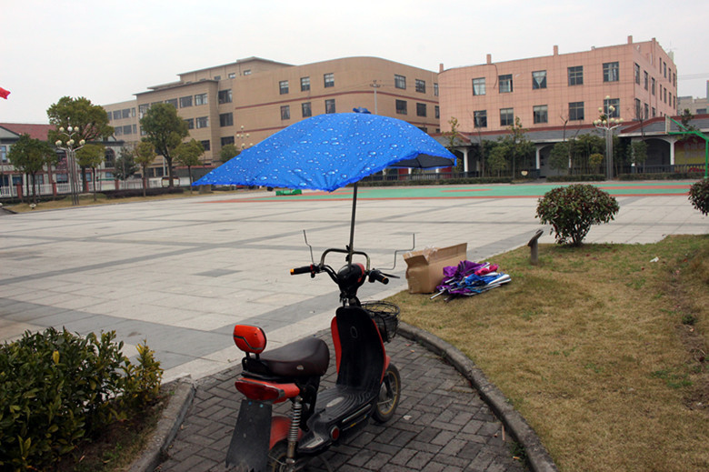 Customized Advertising Electric car Sunshade Awning Awning Poncho Moto Bike Scooter Scooter umbrella